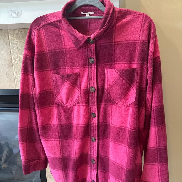Button up Plaid sweater - Picture 1 of 4
